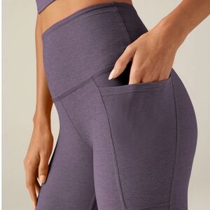 BNWT Beyond Yoga Spacedye Out of Pocket High Waisted Purple Haze Heather S